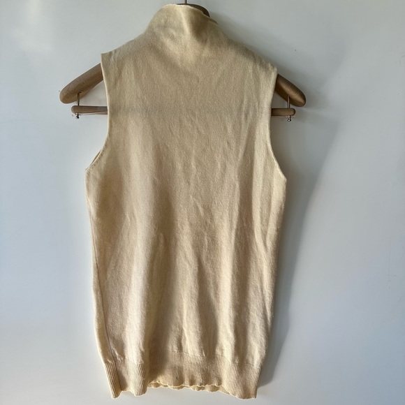EMANUEL Ungaro Cashmere Vest, Cream, size S - Picture 2 of 14